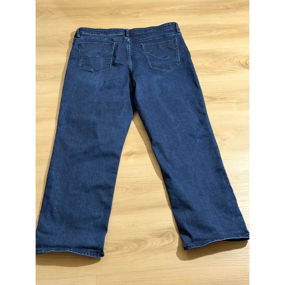 Hudson Jeans Wide Leg Women 16 Blue Denim Stretch High Rise Casual - Picture 12 of 12